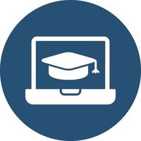 E - Learning Vector Icon