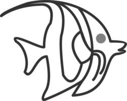 Butterfly Fish Vector Icon