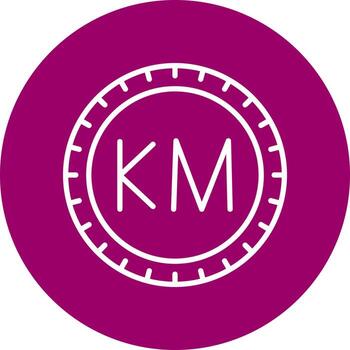 Comoros Dial code Vector Icon