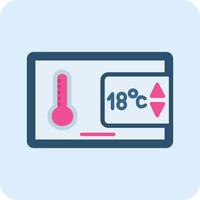 icono de vector de control de temperatura