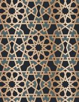 Islamic oriental geometric pattern vector