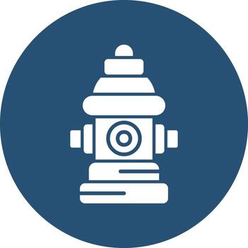 icono de vector de hidrante