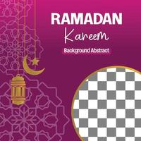 Editable Ramadan sale poster template. with mandala, moon, star and lantern ornaments. Design for social media and web. Vector illustration