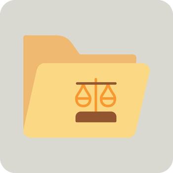 icono de vector de carpeta