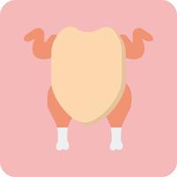 icono de vector de pollo