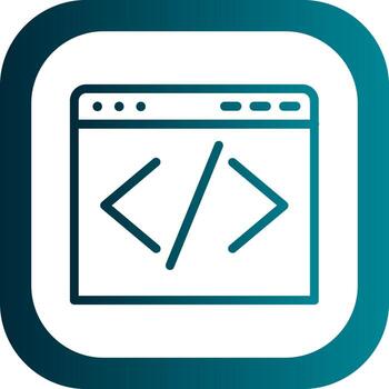 Code Vector Icon Design