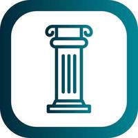 Columns Vector Icon Design