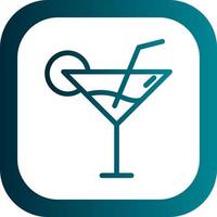 Cocktail Vector Icon Design