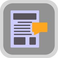 Blog Vector Icon Design