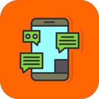 Live Chat Vector Icon Design