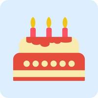 Birthday cake Vector Icon