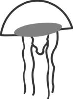 Jelly Fish Vector Icon