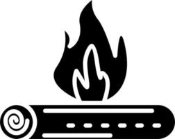 icono de vector de fuego