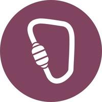 Carabiner Vector Icon