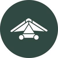 Hang Gliding Vector Icon