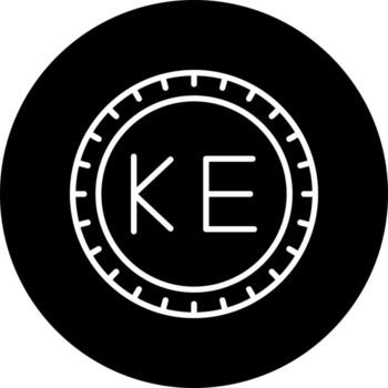 Kenia marcar código vector icono