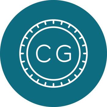 Congo Dial code Vector Icon