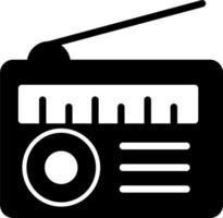 icono de vector de radio