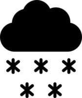 Snowing Vector Icon