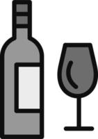 icono de vector de vino