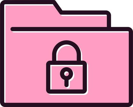 icono de vector de cifrado de datos