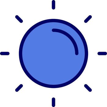 Sun Vector Icon