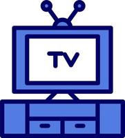 Watching Tv Vector Icon