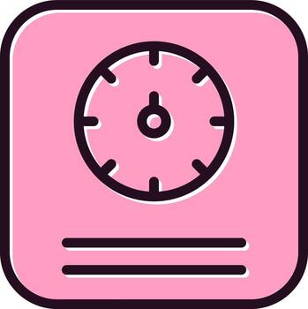 icono de vector de escala