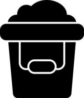 Sand Bucket Vector Icon