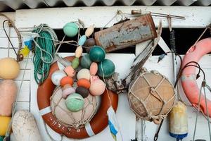 Assorted fishing equipment photo