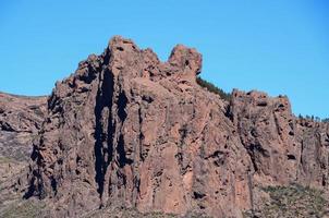 Scenic mountain landscape photo