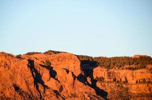 Scenic mountain landscape photo