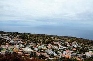 Aerial city view photo