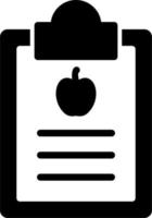 Diet Report Vector Icon