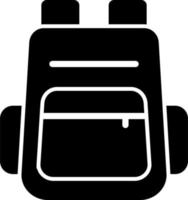 icono de vector de mochila