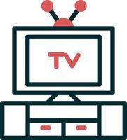 Watching Tv Vector Icon