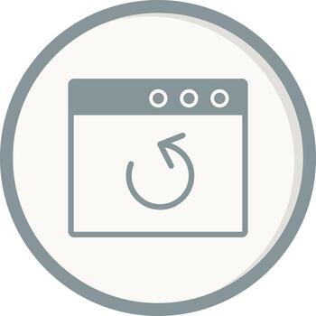 Browser Backup Vector Icon