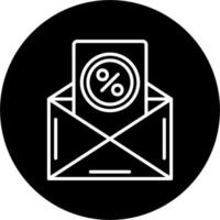 icono de vector de correo