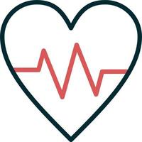 Heart Beat Vector Icon