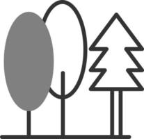 icono de vector de árbol