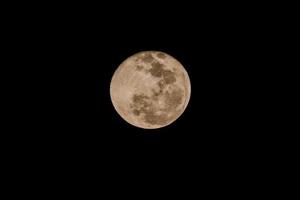 Moon at night photo