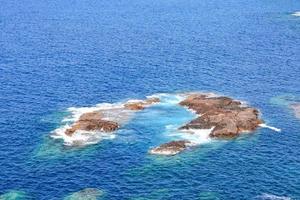 Rocks in the sea photo