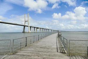 Vasco da Gama Bridge - Portugal 2022 photo