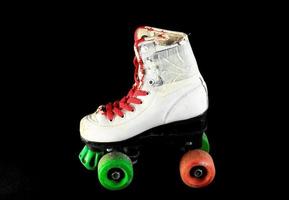 White roller skate photo