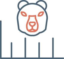 Bear Market Vector Icon