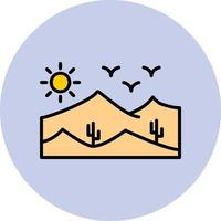 Desert Vector Icon