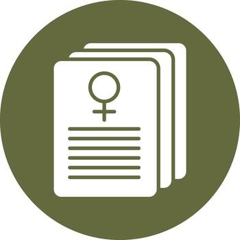 icono de vector de documento