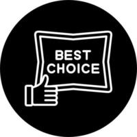 Best Choice Vector Icon