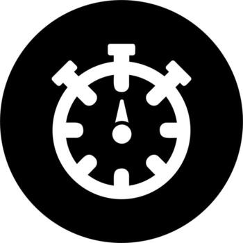 icono de vector de cronómetro