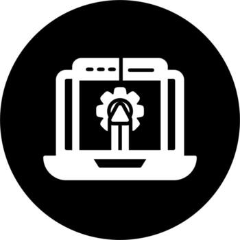 icono de vector de desarrollo de aplicaciones